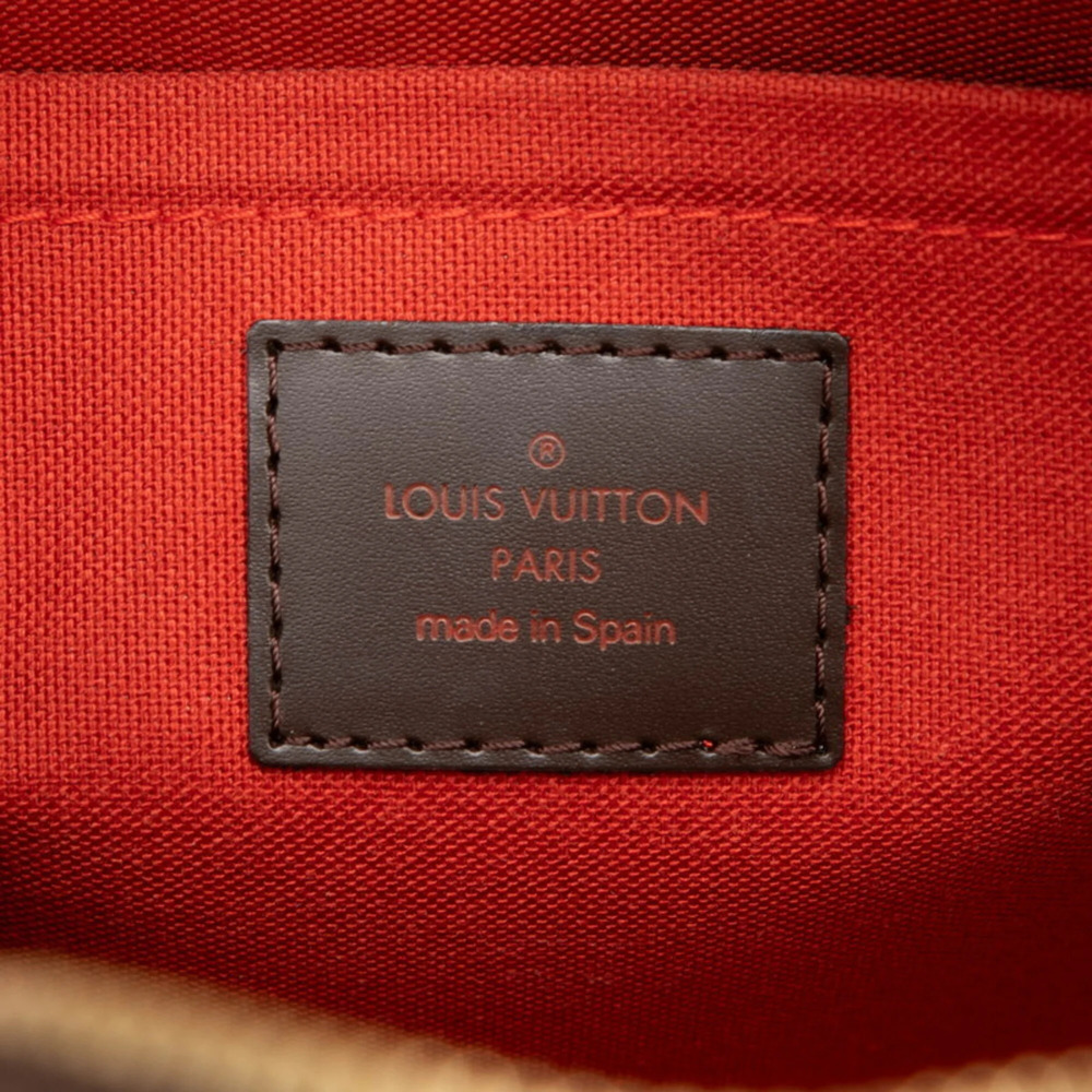 LOUIS VUITTON Brown Damier Leather Boston Bag - Picture 5 of 6